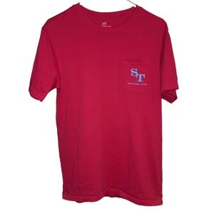 WOMEN'S SOUTHERN TIDE HOT PINK SKIPJACK T-SHIRT SIZE SMALL EUC